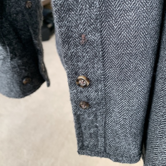 RSQ Formal Charcoal Recycled Button-up - Picture 4 of 5